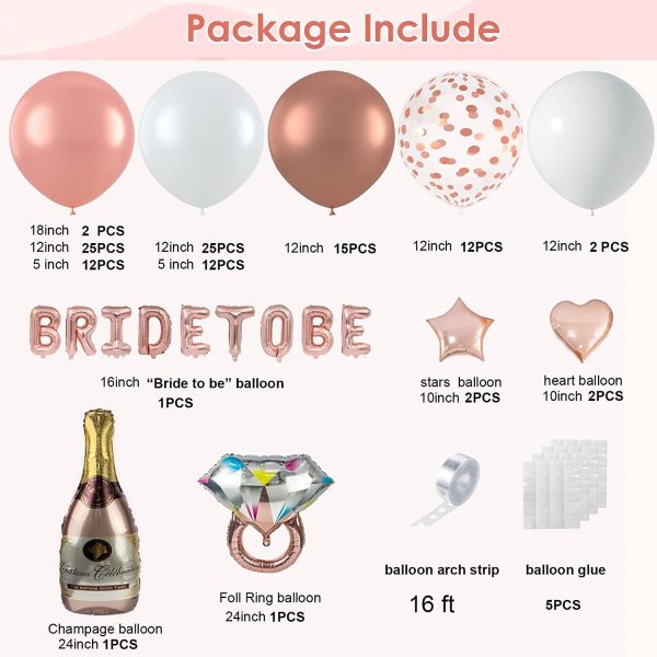 Hen Party Balloon Arch Kit with Slogans - 120 Balloons - Image 3