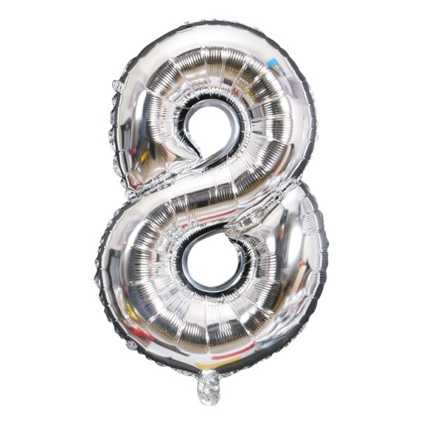 90cm large digital aluminum balloon 40 inch gold silver rose gold birthday aluminum foil helium balloon wholesale - Image 21