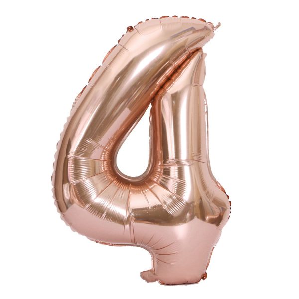 Wedding celebration wedding room decoration balloon 32-inch large number balloon birthday banquet party decorative aluminum foil balloon - Image 39