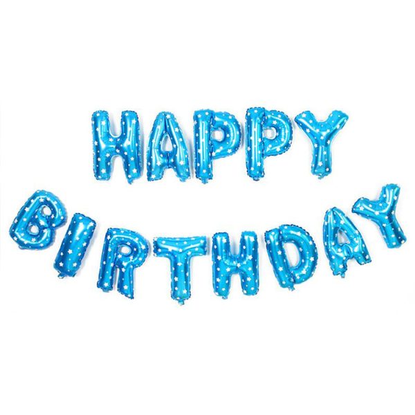 happy birthday birthday balloon set imitation beauty thin version happy birthday party decoration aluminum film balloon - Image 19