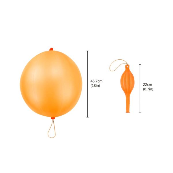 HzHshuaiAst 50 Punch Balloons Punching Balloon Heavy Duty Party Favors For Kids, Bounce Balloons with Rubber Band Handle for Birthday Party - Image 18