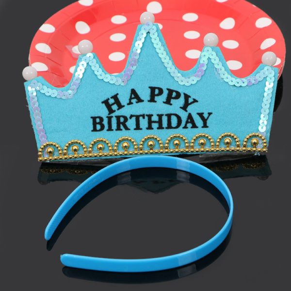 Baby birthday hat luminous crown hat children adult wearable party hat full-year arrangement decorative supplies - Image 9