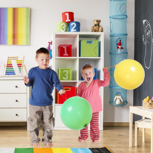 HzHshuaiAst 50 Punch Balloons Punching Balloon Heavy Duty Party Favors For Kids, Bounce Balloons with Rubber Band Handle for Birthday Party - Image 7