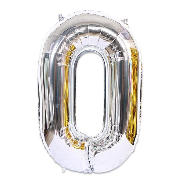 90cm large digital aluminum balloon 40 inch gold silver rose gold birthday aluminum foil helium balloon wholesale - Image 43