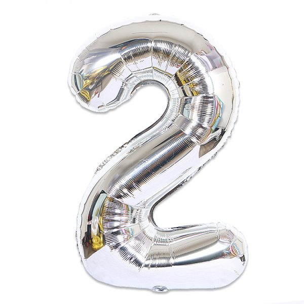 90cm large digital aluminum balloon 40 inch gold silver rose gold birthday aluminum foil helium balloon wholesale - Image 45