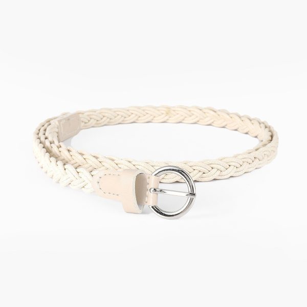 Wholesale women's woven belt Korean style all-match casual pin buckle hemp rope belt with dress decoration pant belt - Image 4