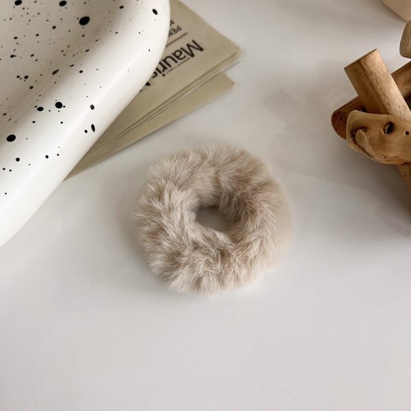 Autumn and Winter plush large intestine hair band female South Korea Internet celebrity hair elastic band hair rope elegant headdress headband hair accessories female - Image 8