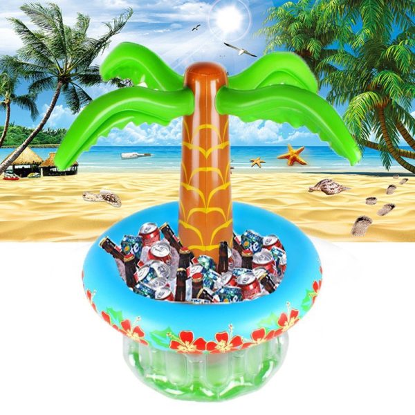 Party drink cooling ice bar ice bucket outdoor coaster pvc inflatable coconut ice bucket