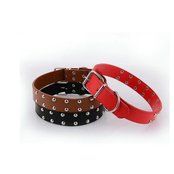 Pet Collar Manufacturers supply dog anti-bite rivet collar hand holding rope dog leash baseball collar wholesale