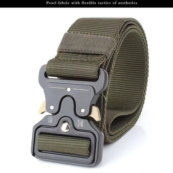 Cobra tactical configuration nylon waistband men's zinc alloy buckle belt overalls personalized fashion belt - Image 2