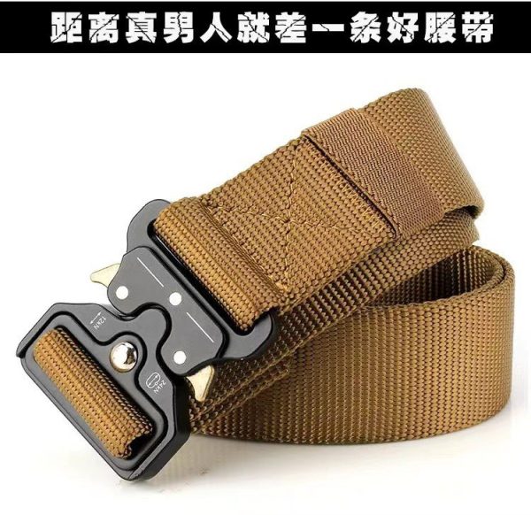 Cobra tactical configuration nylon waistband men's zinc alloy buckle belt overalls personalized fashion belt - Image 7