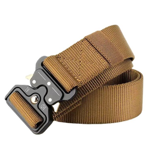 Cobra tactical configuration nylon waistband men's zinc alloy buckle belt overalls personalized fashion belt - Image 3