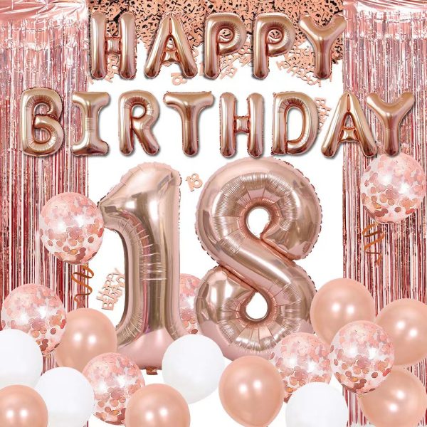 Cross-border 18 21 30 40 years old rain silk sequins paper scrap birthday balloon set adult ceremony party decorations arrangement - Image 6