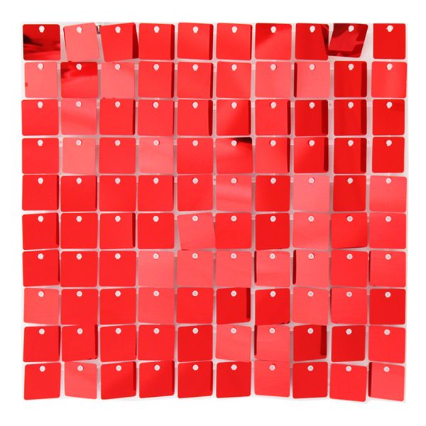 Pneumatic plate pneumatic buckle plate birthday party background wall transparent grid snap-on type baseplate-free installation - Image 11