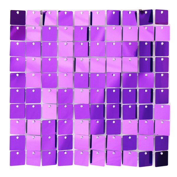 Pneumatic plate pneumatic buckle plate birthday party background wall transparent grid snap-on type baseplate-free installation - Image 16