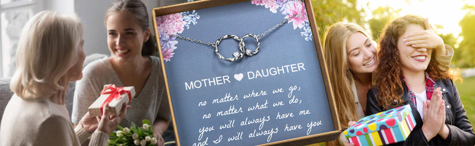 mother daughter necklace